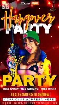 club party digital Umbukiso Wedijithali (9:16) template