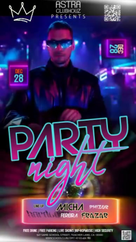 Club Party Event Ad Design Template Instagram Story