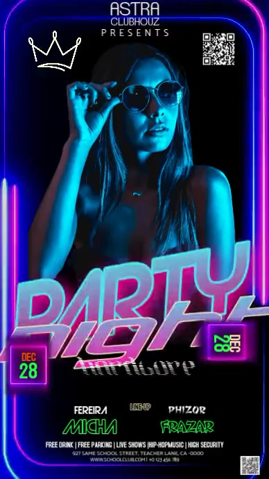 Club Party Event Ad Design Template | PosterMyWall