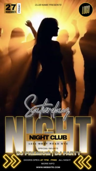 Club Party Event Ad Design Template Instagram Story