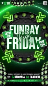 Club Party Event Ad Design Template Instagram Story