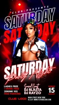 Club Party Event Ad Instagram Story Design Template