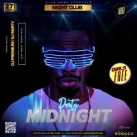 Club Party Event design template Instagram Post