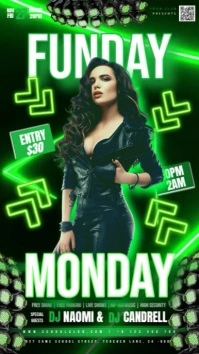 Club Party Event Instagram Story Design Template