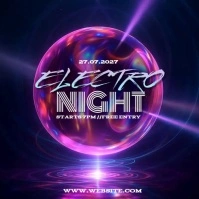 CLUB PARTY EVENT TEMPLATE Square (1:1)