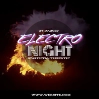 CLUB PARTY EVENT TEMPLATE Cuadrado (1:1)