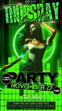 Club Party Event Template Instagram Story