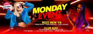 Club Party Facebook Cover template