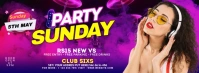Club Party Facebook Cover template