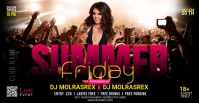 Club Party Facebook Event Cover template