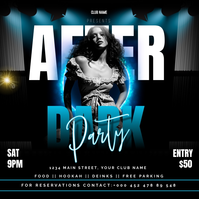 club party flyer Template PosterMyWall