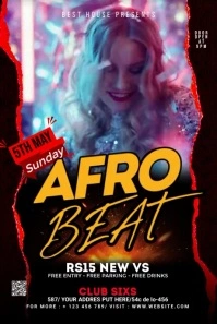 Club Party Flyer Pinterest Graphic template