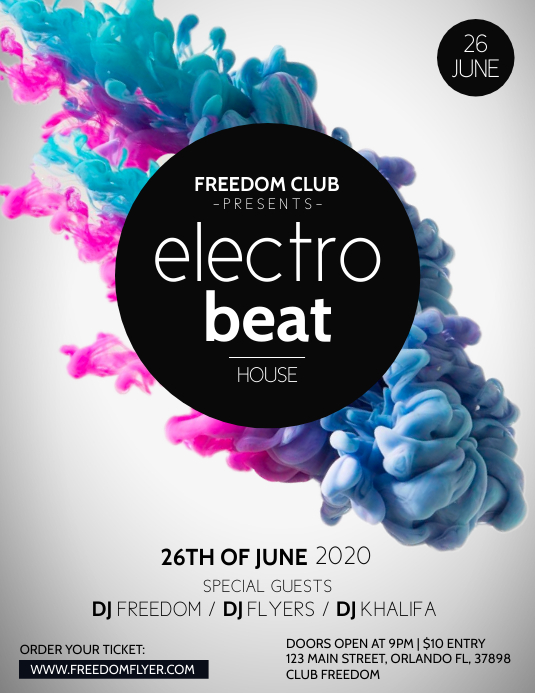 Club Party Flyer Template PosterMyWall
