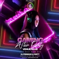 club party night advert Square (1:1) template