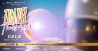 club party night dj banner cover art Obraz udostępniany na Facebooku template
