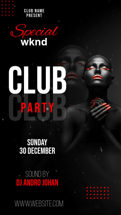 Club Party post Template | PosterMyWall