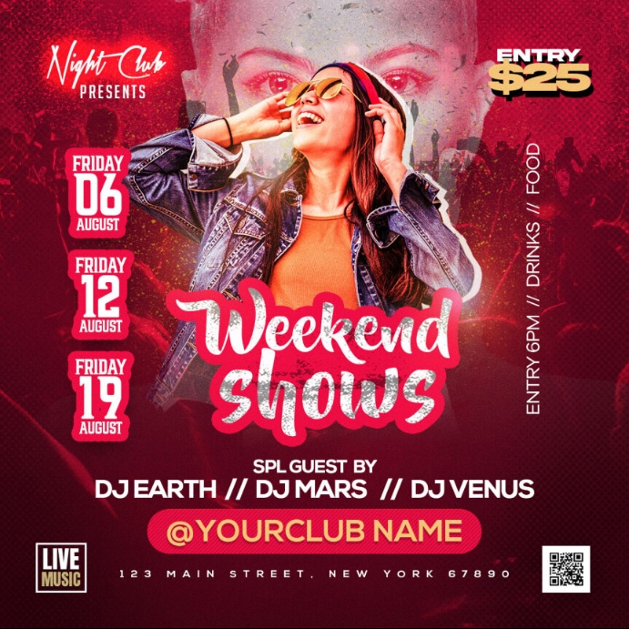 Copy of Club/Party Social Media Post | PosterMyWall