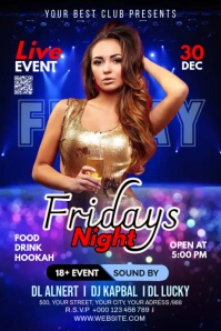 Club Party Tumblr Graphic Template