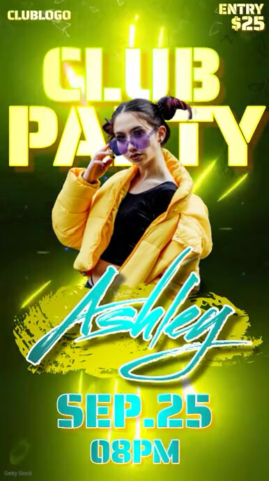 Club Party Video Template | PosterMyWall