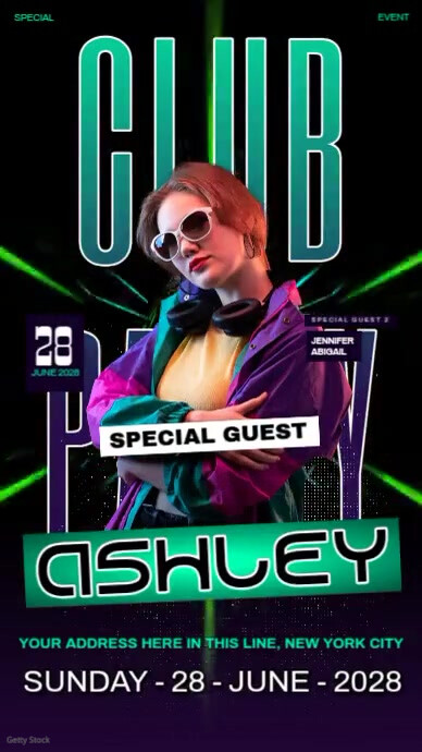 Club Party Video Template | PosterMyWall