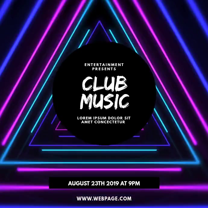 Club party video Design template | PosterMyWall