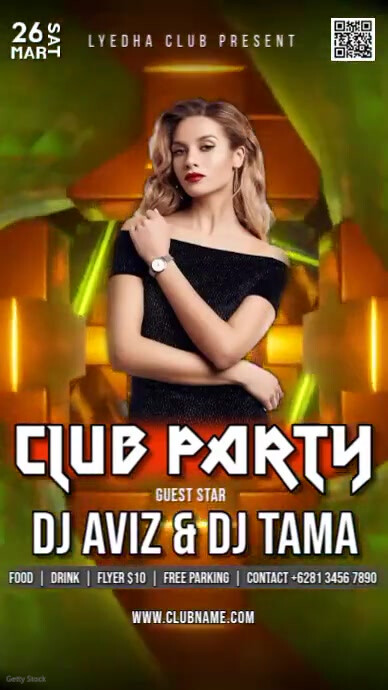 Club Party Video Template | PosterMyWall