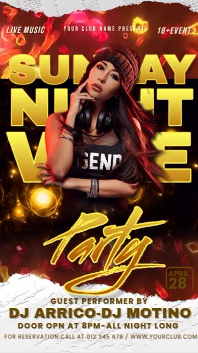 Club Party Video Template | PosterMyWall