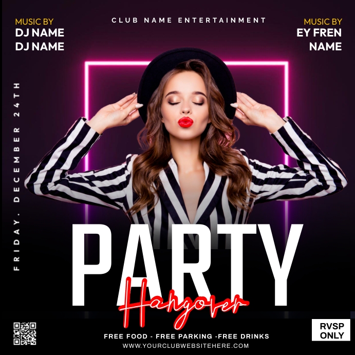 CLUB PARTY.A Template | PosterMyWall