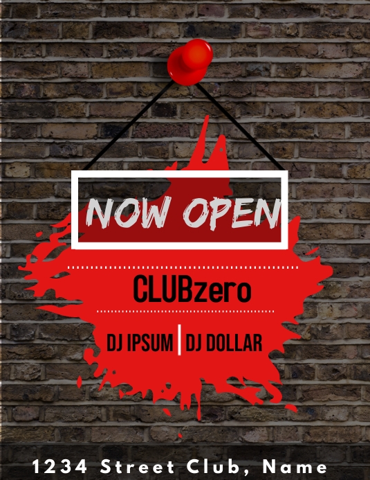 Club Poster Template PosterMyWall club-poster-template-postermywall