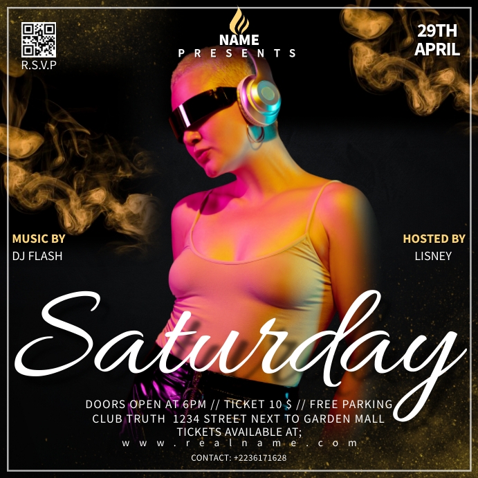 CLUB POSTER Template PosterMyWall club-poster-template-postermywall