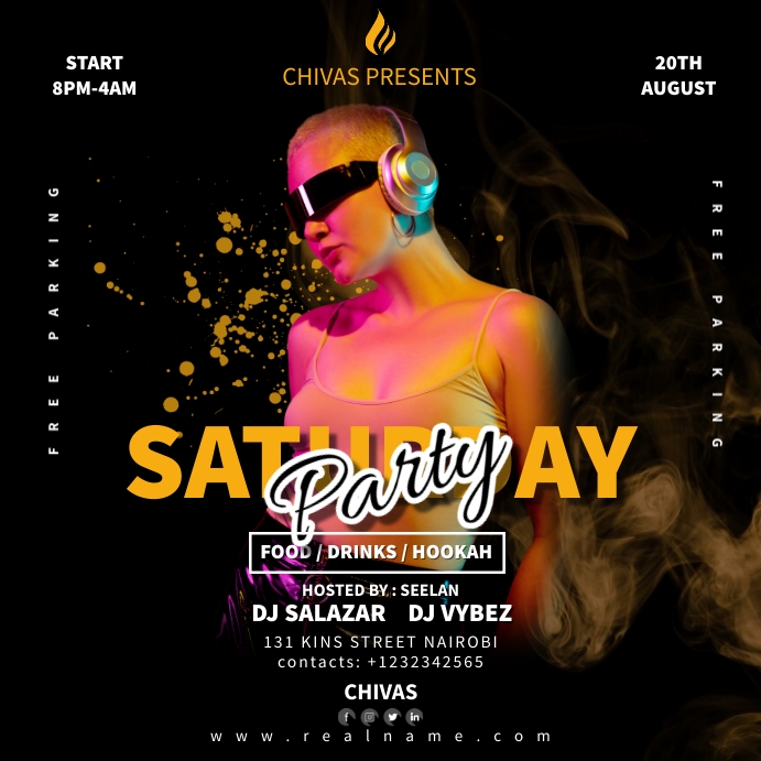 CLUB POSTER Template PosterMyWall