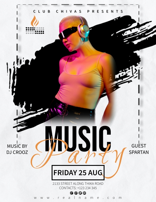 Club Poster Design Template