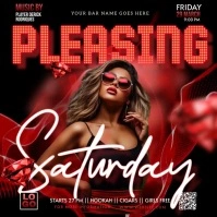 club saturday party event ad template Instagram Post