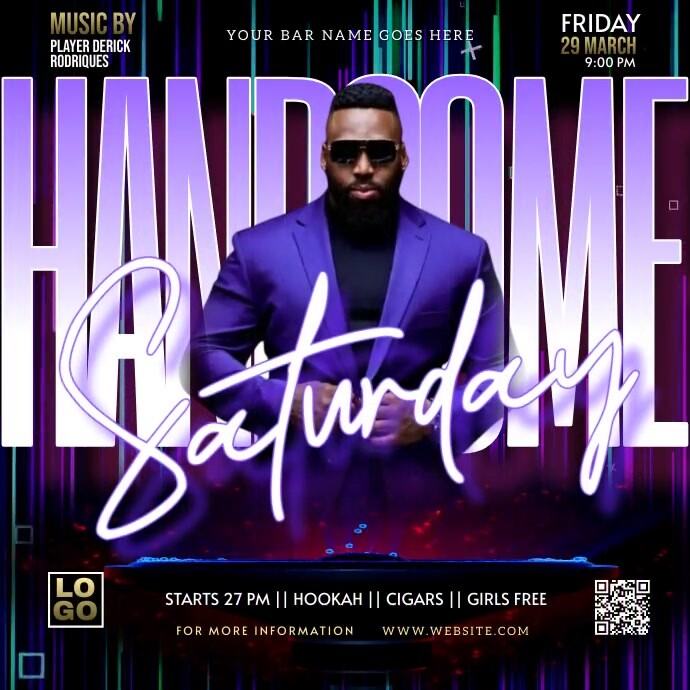Event Advert Examples club saturday party event ad template FORMAL | PosterMyWall
