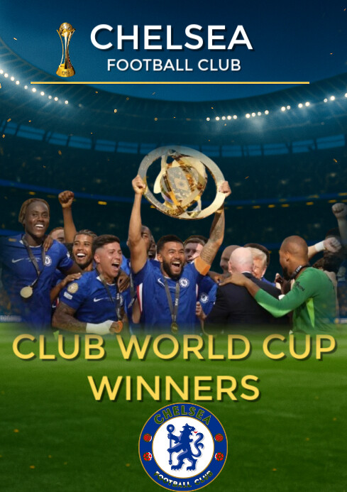 Club world cup A4 template