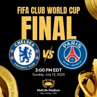 Club World Cup Final Quadrat (1:1) template