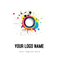 Cmyk Color Model Euclidean Graphy Splash Logo template