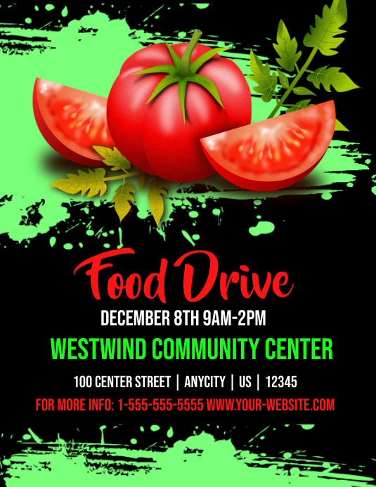 Cn Food Drive Template Postermywall