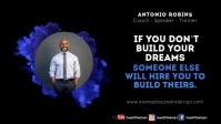 Coach Speaker Quotes Motivation Message Ad Film w tle na Facebooka (16:9) template