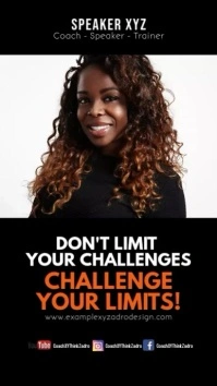 Coach Speaker Quotes Motivation Message Instagram Story template