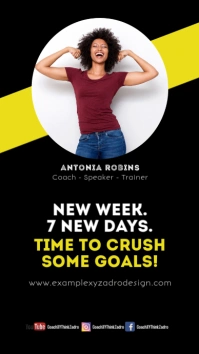 Coach Speaker Quotes Motivation Message Instagram Story template