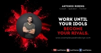 Coach Speaker Quotes Motivation Message Publicité Facebook template
