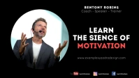 Coach Speaker Quotes Motivation Message Facebook Cover Video (16:9) template