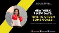 Coach Speaker Quotes Motivation Message Facebook Cover Video (16:9) template