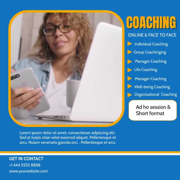 Copy of coaching firm flyer template | PosterMyWall