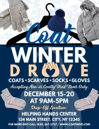 Coat Drive Flyer (US Letter) template