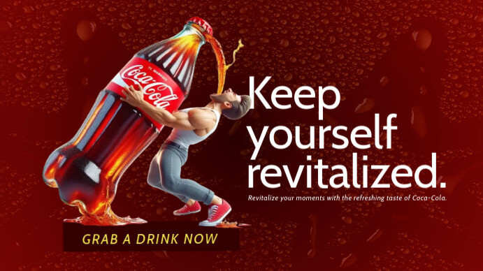 Coca cola ad Template PosterMyWall