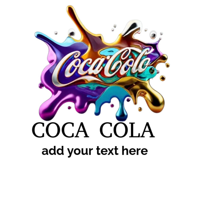 Coca Cola Template.pdf COCA COLA Template | PosterMyWall