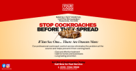 Cockroach Control Service Facebook Post Template