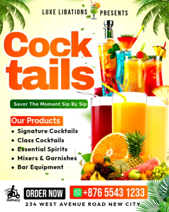 Cocktail bar coctails drink lounge cocktails advertisement Promotion ...